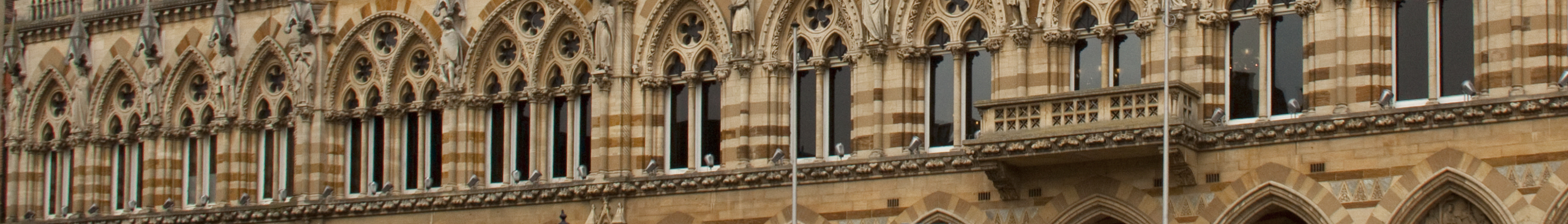 The historic frontage of Northampton Guildhall